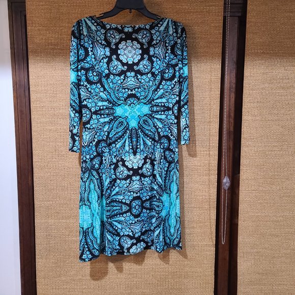 London Times Paisley Dress - Picture 2 of 3